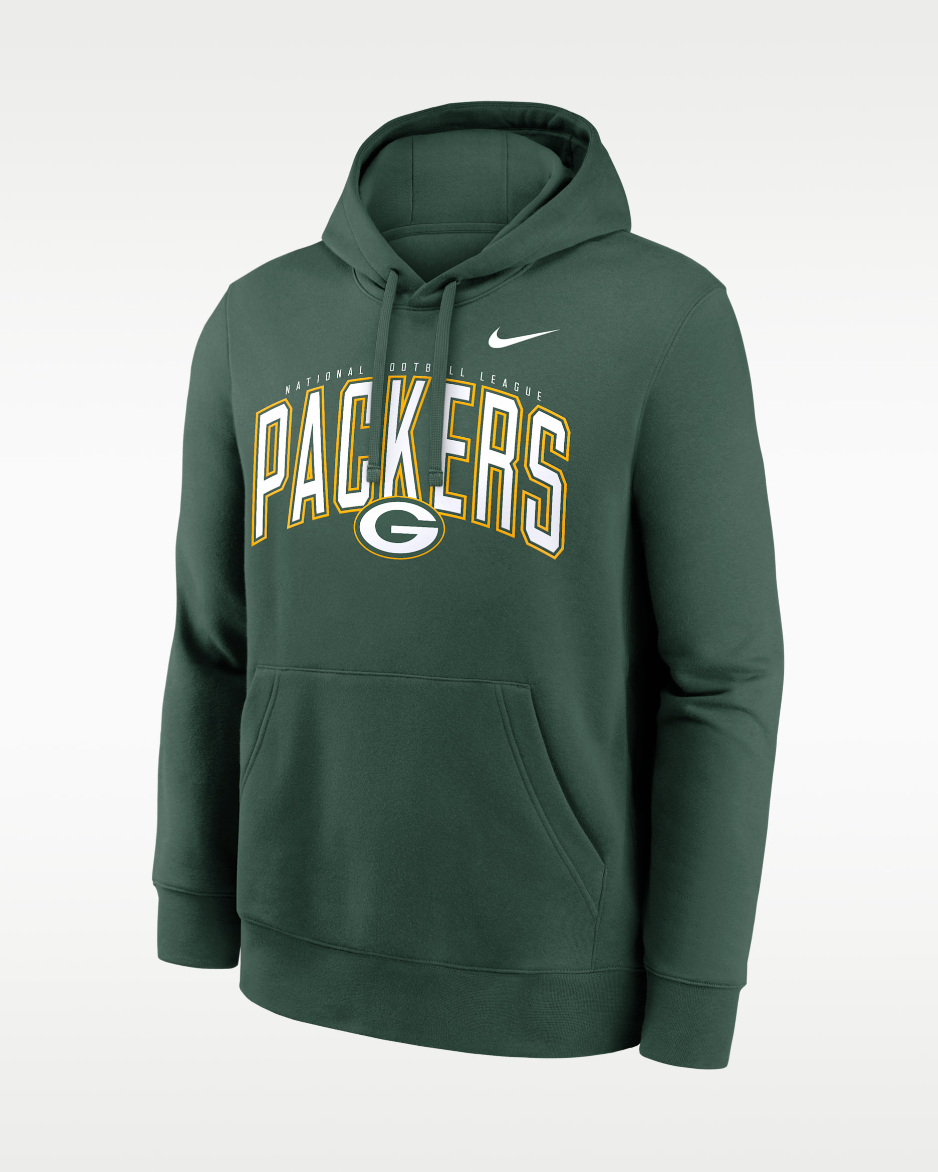 Green Bay Packers Club Men's Nike NFL Pullover Hoodie. Nike.com